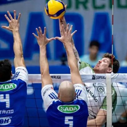 Ao vivo: Sada Cruzeiro x Goiás nas quartas da Superliga Masculina