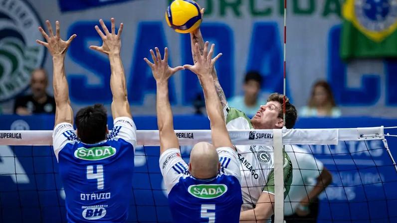 Sada Cruzeiro x Goiás pela Superliga Masculina 25/26 (Foto: Agência i7/Sada Cruzeiro)