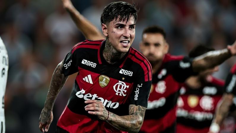 Pulgar durante Flamengo x Vasco (Foto: Adriano Fontes/Flamengo)