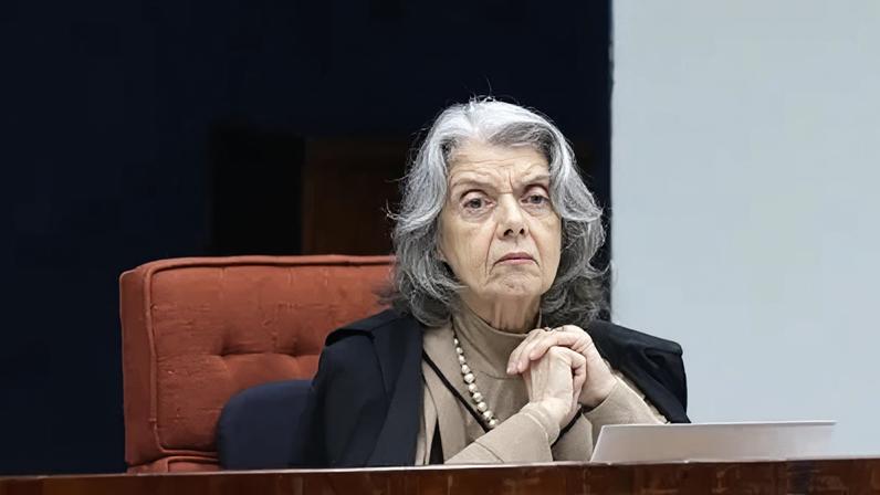 Ministra Cármen Lúcia no primeiro dia do julgamento do caso Marielle Franco no STF