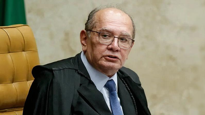 O ministro Gilmar Mendes em sessão do STF