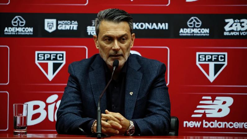 Rui Costa, executivo de futebol do São Paulo — Foto: Rubens Chiri / São Paulo FC