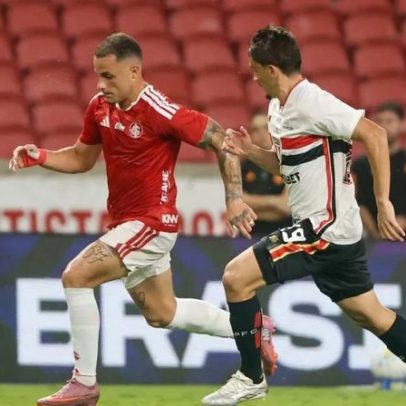 São Paulo busca empate no final contra o Internacional no Beira-Rio
