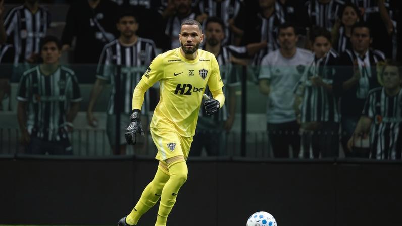 Everson durante partida do Atlético-MG. (Foto: Pedro Souza/Atlético)