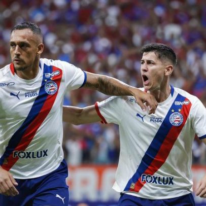 Zagueiros do Bahia se destacam em duelo com o Palmeiras