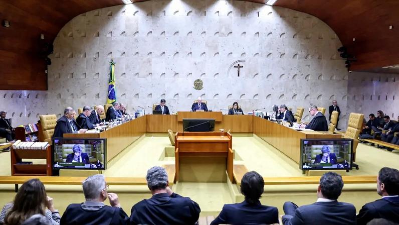 Plenário do STF durante julgamento (Antonio Augusto/STF/Divulgação)