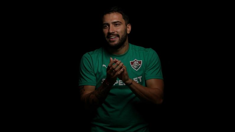 Freytes em treino do Fluminense — Foto: LUCAS MERÇON / FLUMINENSE F.C.