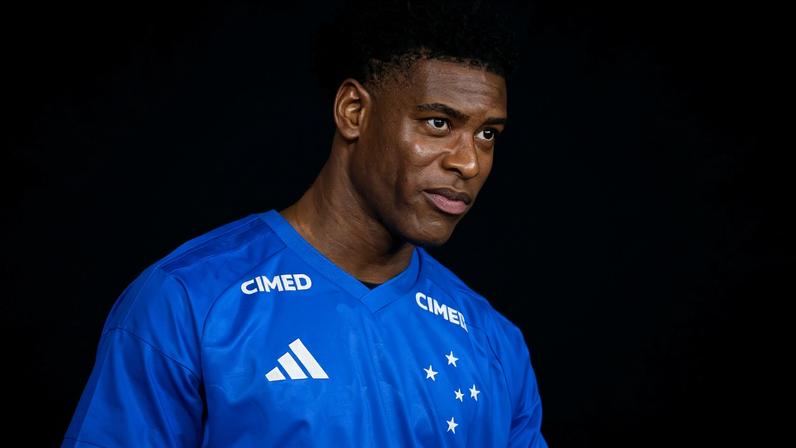 Jonathan Jesus marcou um dos gols do Cruzeiro contra o Goiás — Foto: Cruzeiro