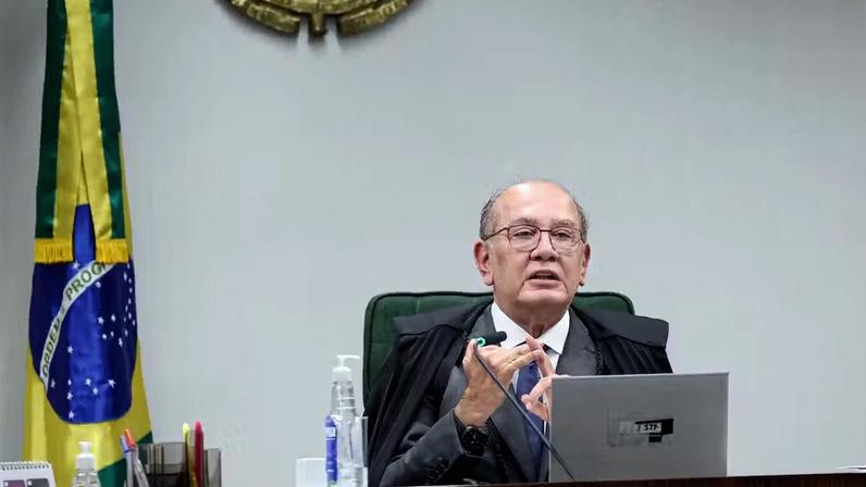 Gilmar Mendes em Sessão da Segunda Turma do STF — Foto: Luiz Silveira/STF