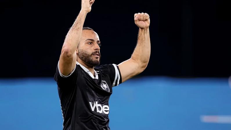 Arthur Cabral em Racing 2 x 3 Botafogo, pela Sul-Americana 2026 — Foto: Vitor Silva/BFR