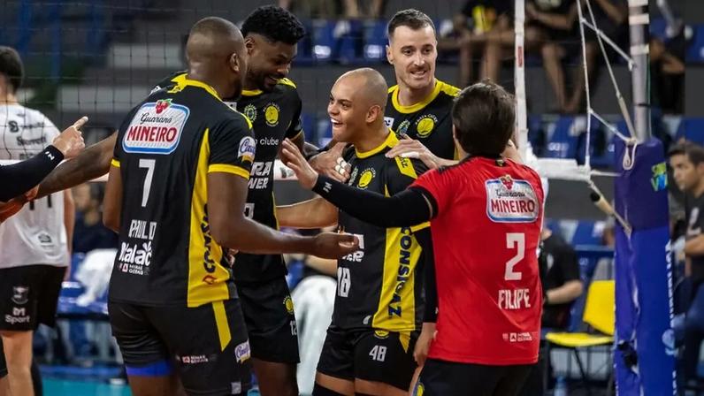 Praia Clube x Guarulhos pelo jogo 3 das quartas de final da Superliga Masculina 25/26 (Foto: Bruno Cunha)