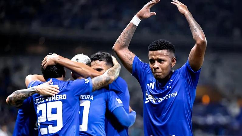 Cruzeiro x Grêmio, no Mineirão. (Foto: Gustavo Aleixo/Cruzeiro)