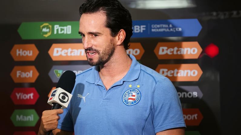 Charles Hembert antes de Flamengo x Bahia — Foto: Letícia Martins/EC Bahia
