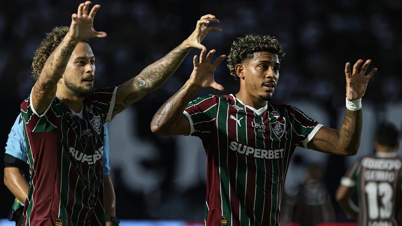 Guga foi um dos principais jogadores do Fluminense na vitória contra o Santos fora de casa pelo Brasileirão (Foto: Lucas Merçon / Fluminense FC)