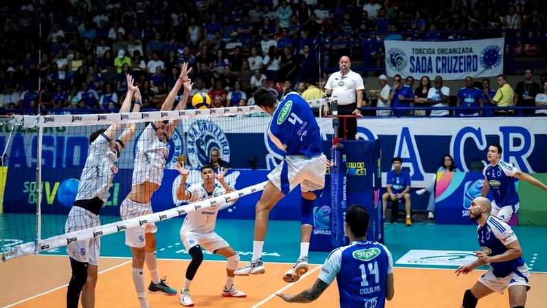 Sada Cruzeiro x Minas pela semifinal da Superliga Masculina 25/26 (Foto: Agência i7/Sada Cruzeiro)