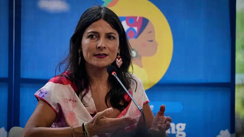 Irene Velez Torres, ministra de meio ambiente da Colombia. Crédito: Ministerio de Ambiente de Colombia.