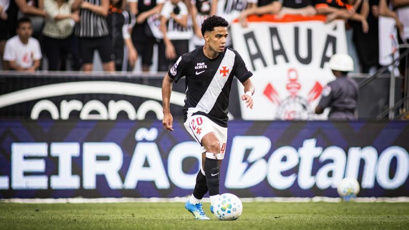 Brenner em ação em Corinthians x Vasco — Foto: Matheus Lima/Vasco