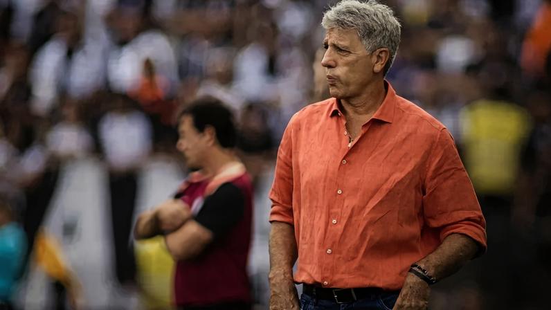 Renato Gaúcho na partida entre Corinthians x Vasco (Foto: Dikran Sahagian/Vasco)