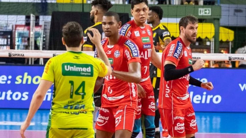 Praia Clube x Campinas pela semifinal da Superliga Masculina 25/26 (Foto: Bruno Cunha)