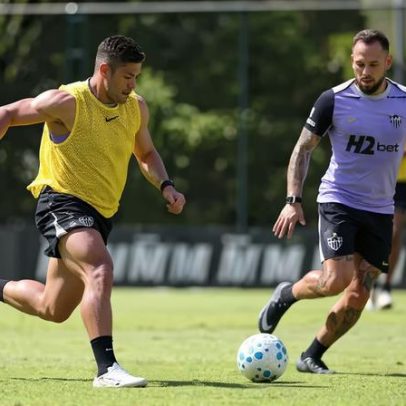 Hulk treina com Atlético-MG após deixar clube; Bracks chega a BH para reunião