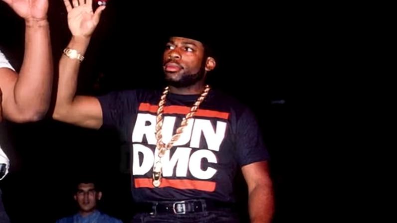Jam Master Jay at the Pine Knob Music Theater in Clarkston, Michigan, in July 1987.
