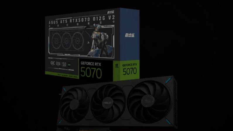ASUS RTX 5070 V2 sem RGB aposta em design simples e discreto