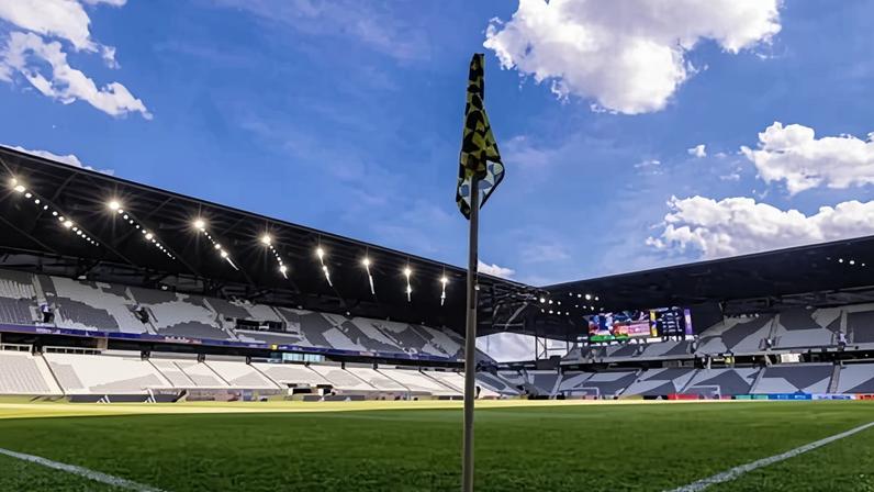 Empty view of Columbus Crew's ScottsMiracle-Gro Field before MLS match