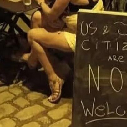 Prefeitura do Rio cancela registro de bar após placa contra EUA e Israel