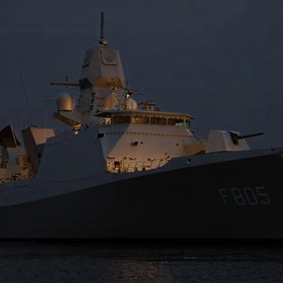 Países Baixos gastam para proteger fragata; rastreador Bluetooth acompanha
