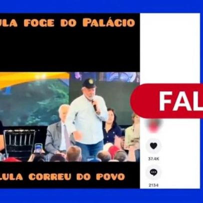 Vídeo mostra Lula saindo de palco por problema com microfone, não fugindo vaias