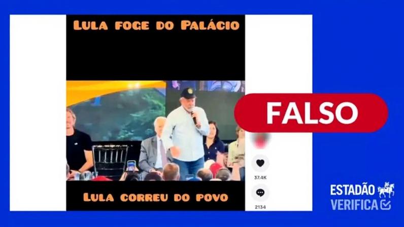Foram acrescentados áudio e legenda sem conexão com o vídeo original.