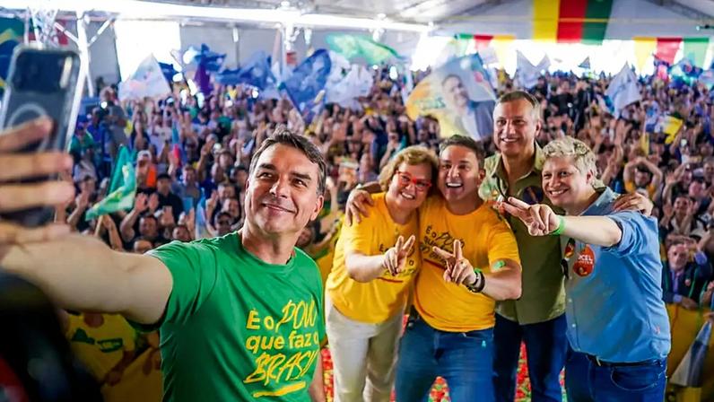 SORRIA - O senador e a chapa para a disputa gaúcha: com alianças consolidadas, direita larga na frente no Sul (@plnacional22/Instagram)