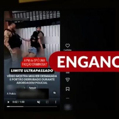 Vídeo mostra policial aplicando mata-leão em mulher no Paraná