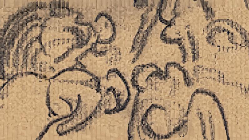 Van Gogh’s Pickers of Peas (Cueilleuses de pois) (June 1890) (detail)