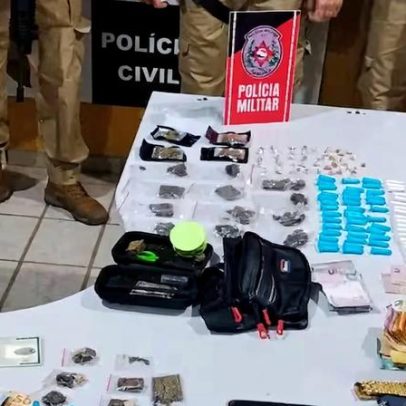 Polícia apreende drogas e prende cinco suspeitos de tráfico no Sertão paraibano