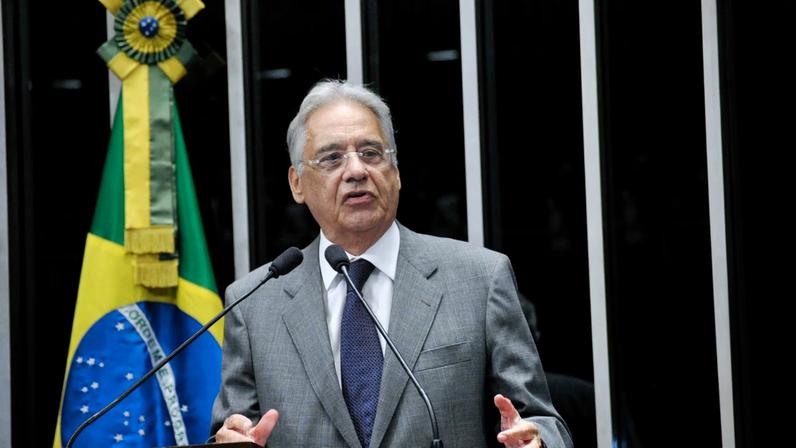 O ex-presidente Fernando Henrique Cardoso, que foi interditado