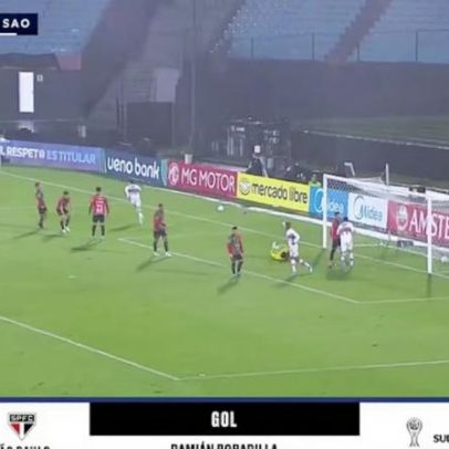São Paulo vence na CONMEBOL Sudamericana com belo gol de Bobadilla