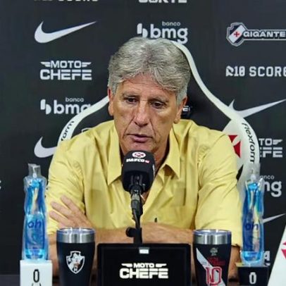 Renato Gaúcho lamenta erros do Vasco no Clássico da Amizade
