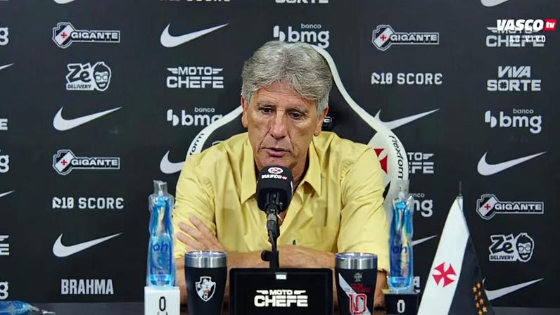 Treinador do Cruz-Maltino analisa revés no clássico em São Januário pelo Campeonato Brasileiro.