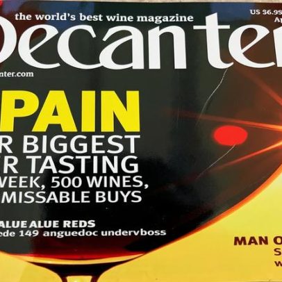 Mergulho em arquivos em cinco: Decanter abril de 2004