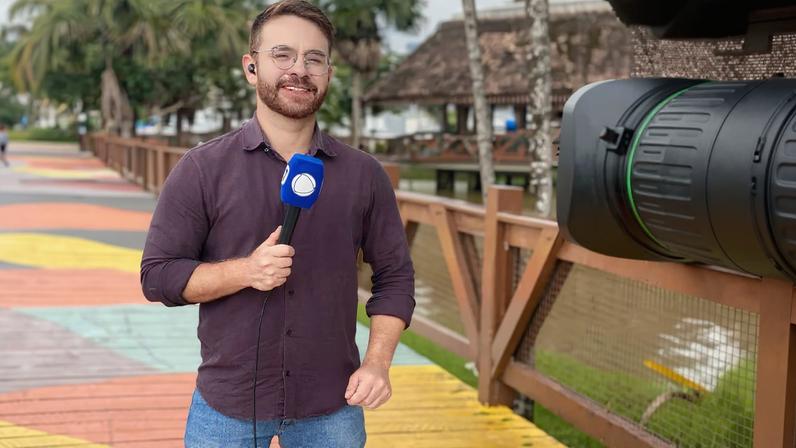 Equipe com o repórter Matheus Monteiro é assaltada após link ao vivo