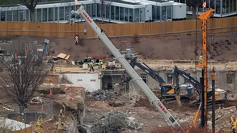 Work has continued on the White House ballroom, even after a judge ordered above ground construction be paused.
