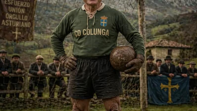 Reprodução /El Comércio - Legenda: González vai defender o CD Colunga em um jogo na quinta divisão da Espanha