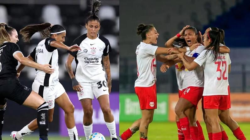Corinthians e Bragantino disputando jogos do Brasileirão Feminino