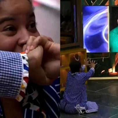 Milena grita e se joga no chão após recado de Christian Chávez no BBB 26