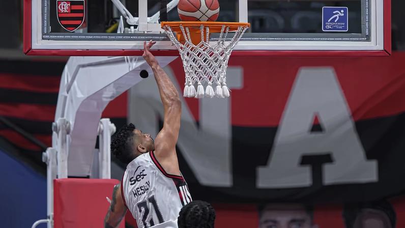 Flamengo está nas quartas de final do NBB — Foto: Paula Reis/Flamengo