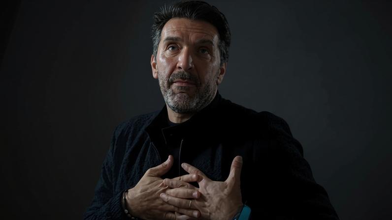 Gianluigi Buffon photographed at the Guardian’s office in London last week.