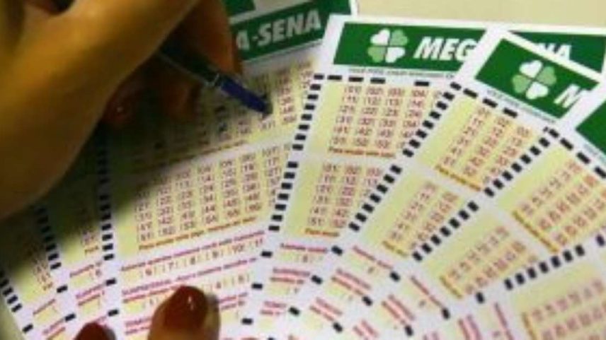Volante da Mega-Sena usado pelos apostadores antes do sorteio.