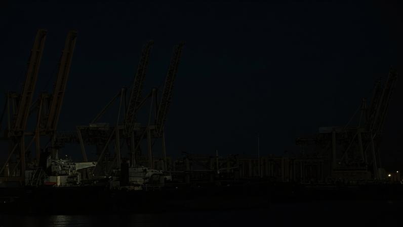 Tankers at Khor Fakkan container terminal along the strait of Hormuz in the United Arab Emirates.