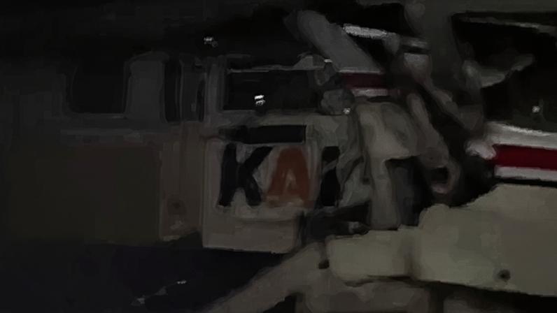 Estado de um dos trens após a colisão; 14 morreram, 84 ficaram feridos.